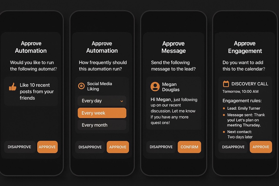 Automation approval flow